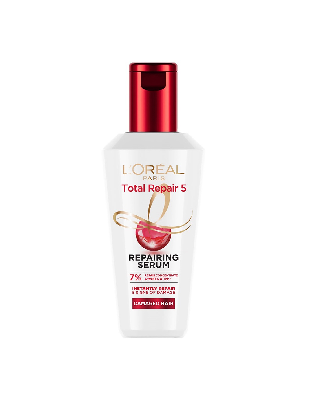 

LOreal Total Repair 5 Smoothening & Repairing Hair Serum 40 ml, White