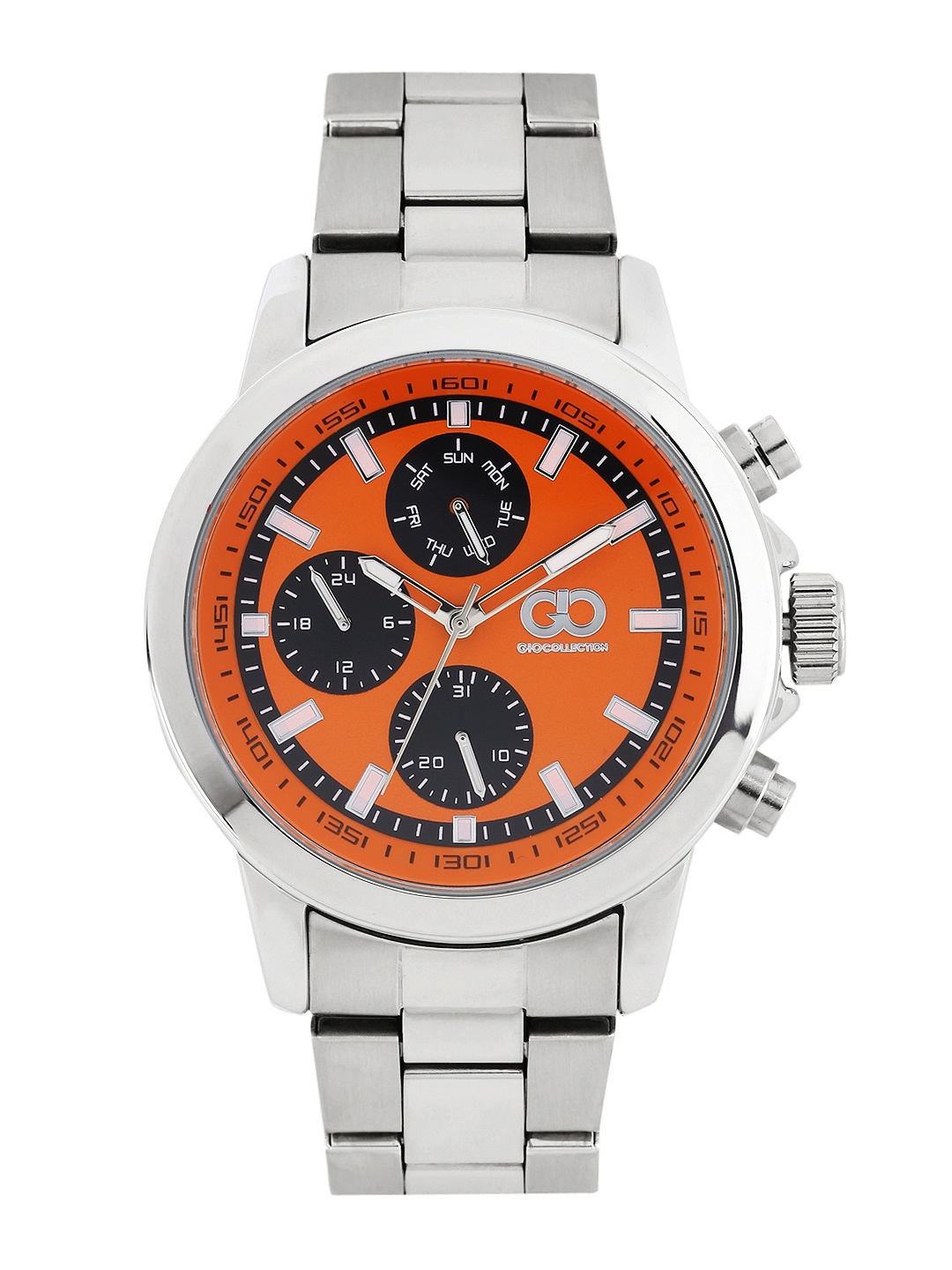 

GIO COLLECTION Men Orange Dial Watch AD-0059-A