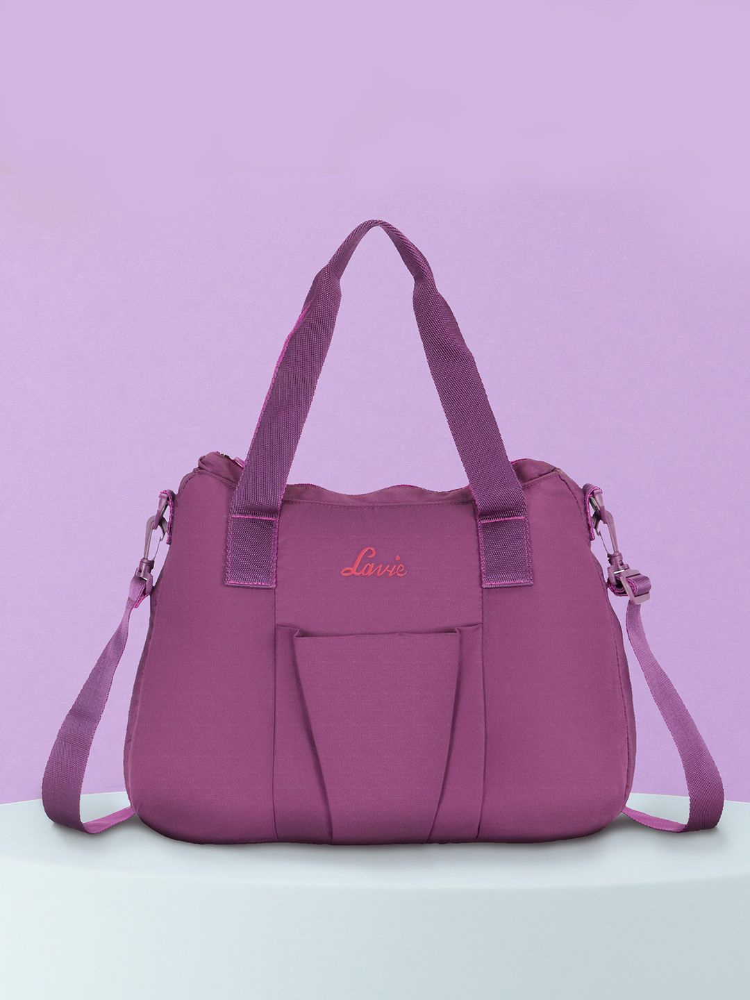 

Lavie Yoko Women Purple Solid Shoulder Bag