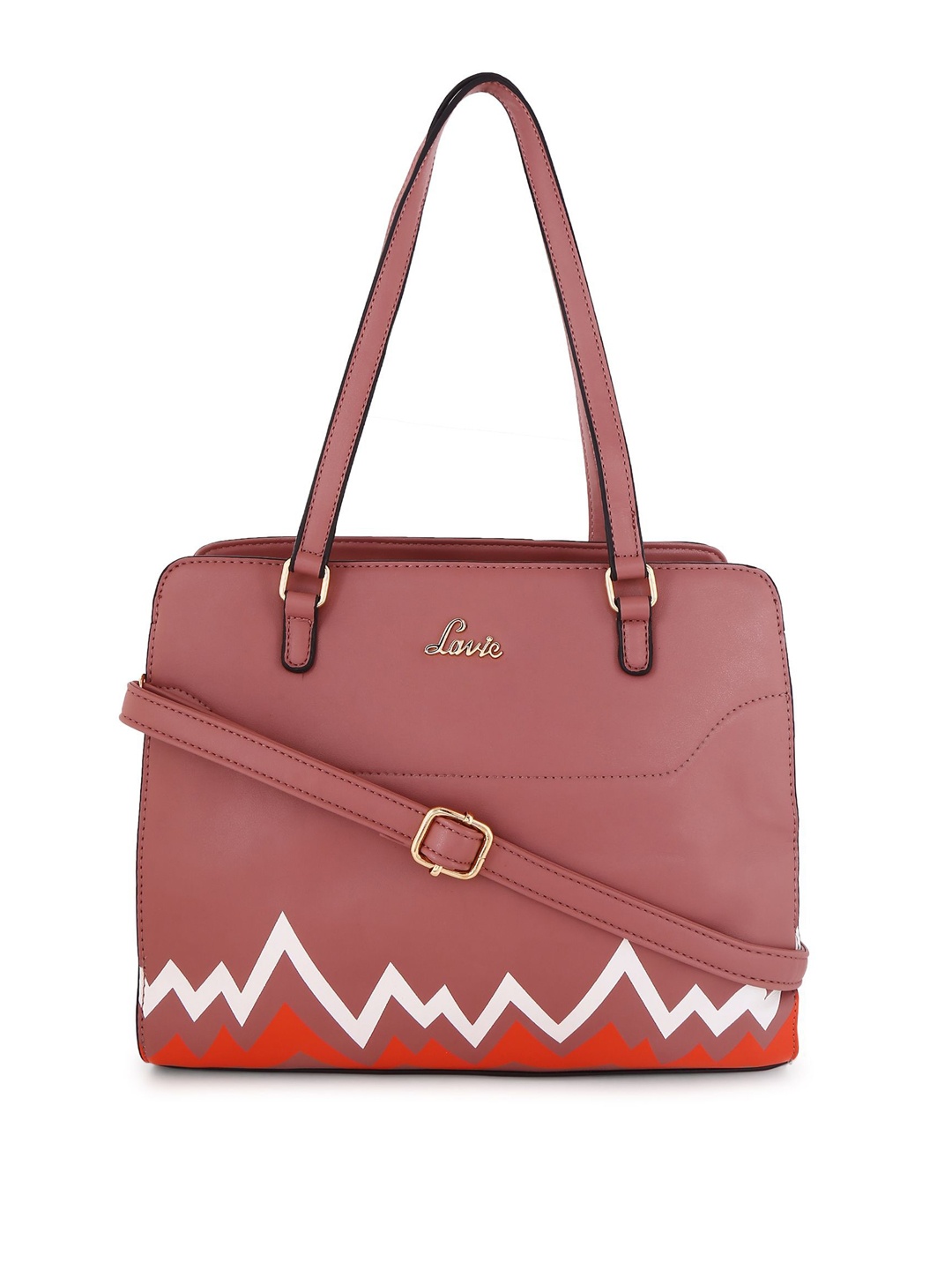 

Lavie Pink Printed Shoulder Bag