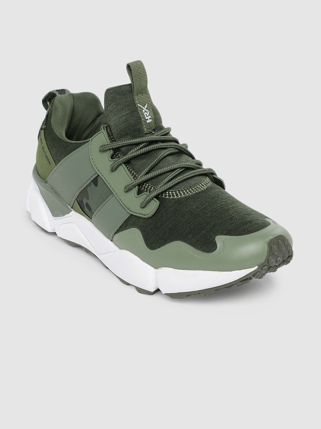 

HRX by Hrithik Roshan Men Olive Green Running Shoes