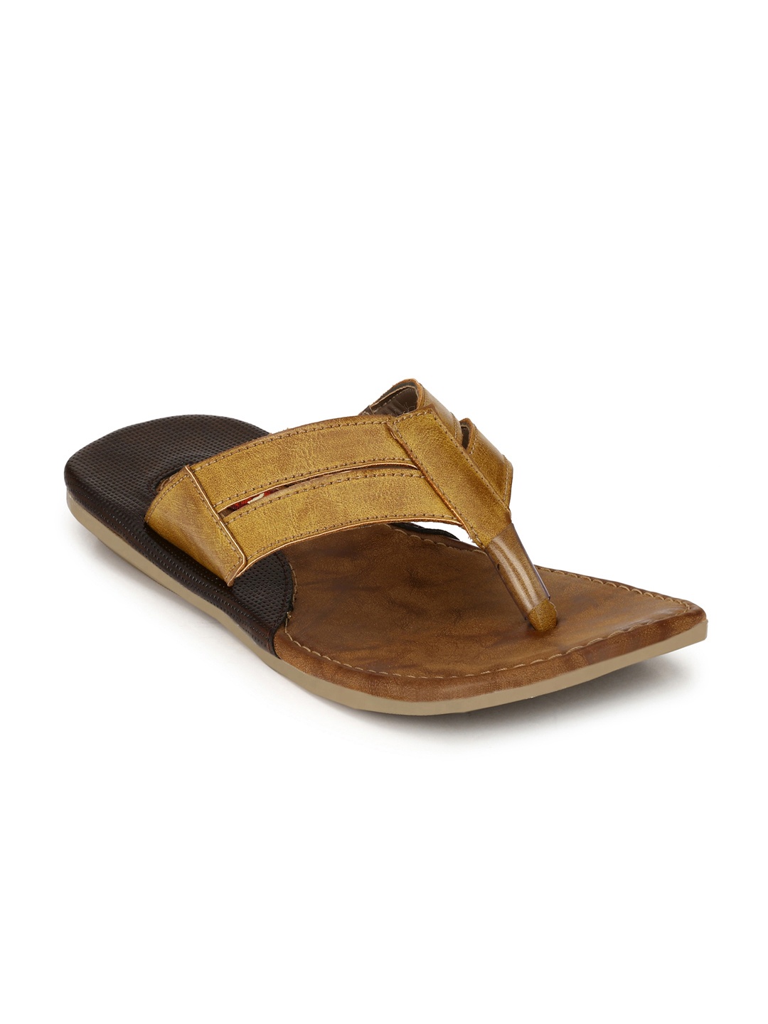 

John Karsun Men Tan Comfort Sandals