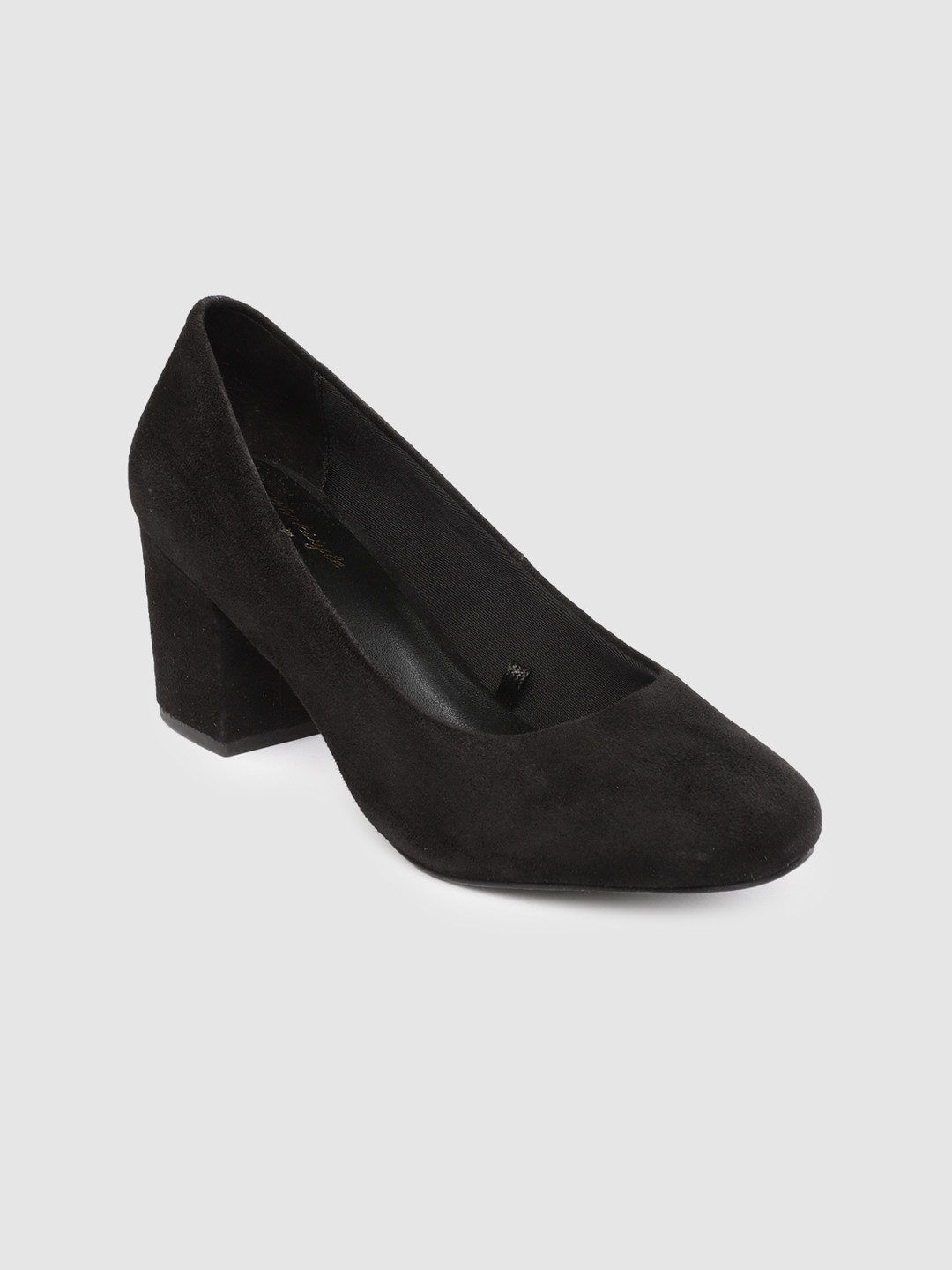 

Carlton London Women Black Solid Pumps
