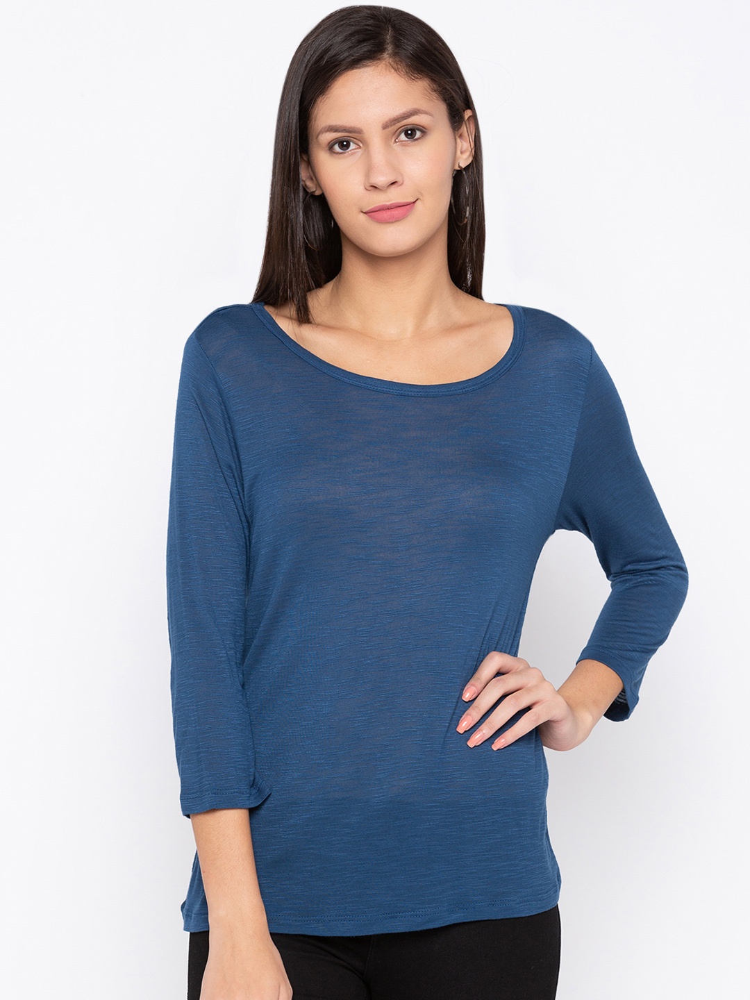 

Globus Women Blue Solid Top