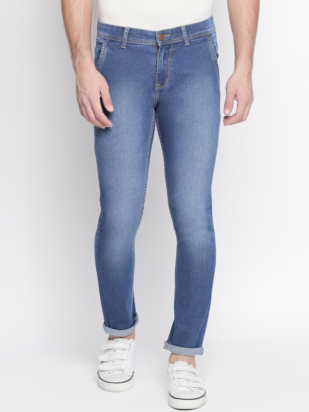 

High Star Men Blue Slim Fit Mid-Rise Clean Look Stretchable Jeans