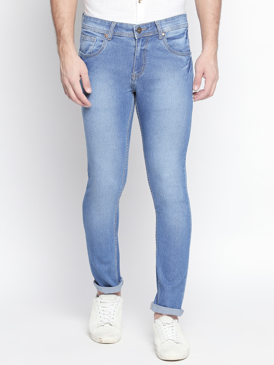 

High Star Men Blue Slim Fit Mid-Rise Clean Look Stretchable Jeans