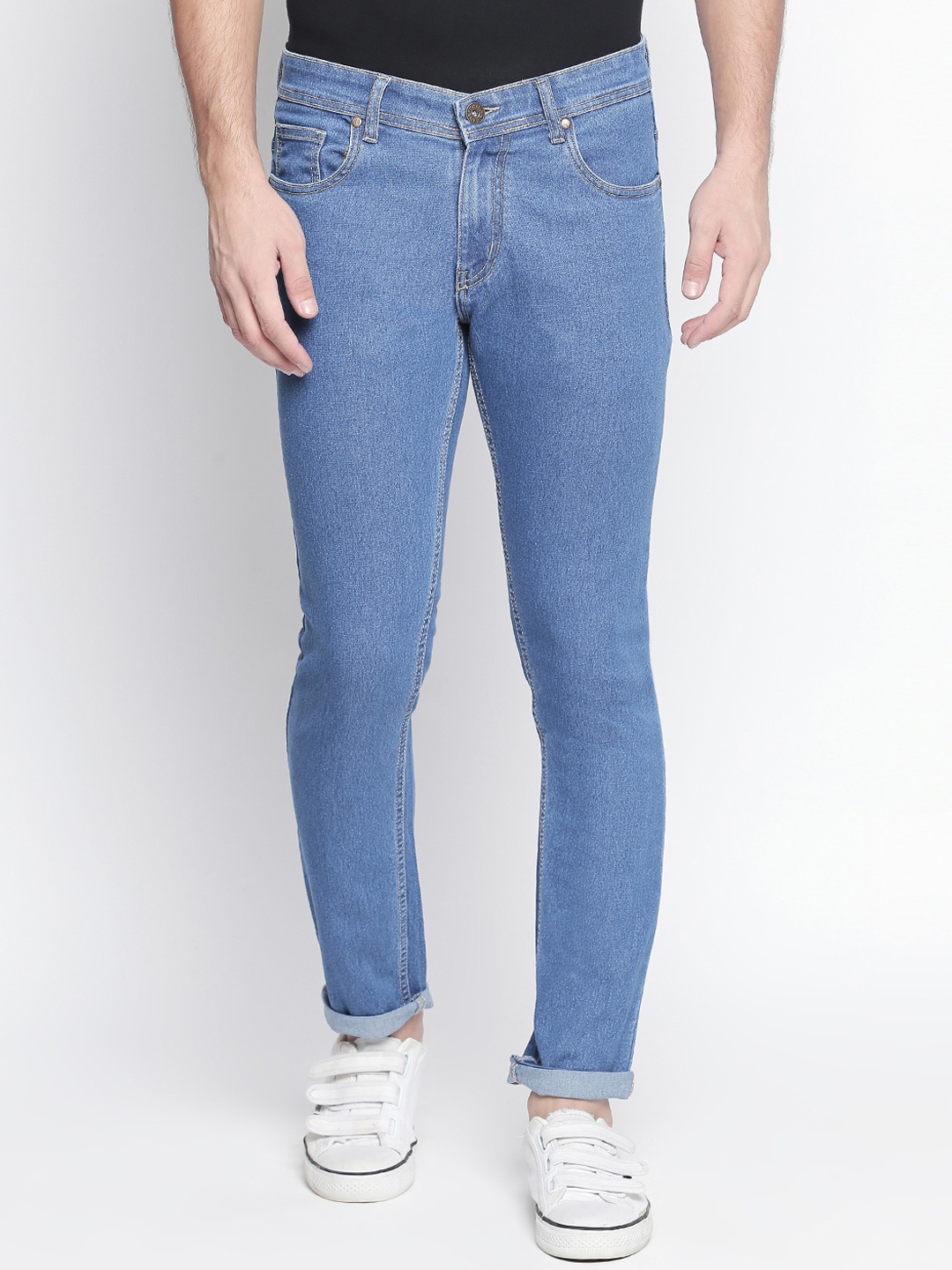 

High Star Men Blue Slim Fit Mid-Rise Clean Look Stretchable Jeans