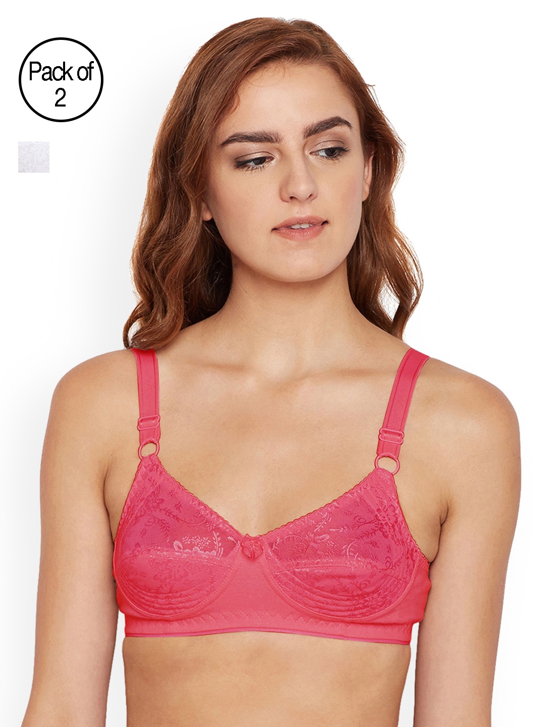 

Bodycare Women Pack of 2 Everyday Bras E5583COW, Multi