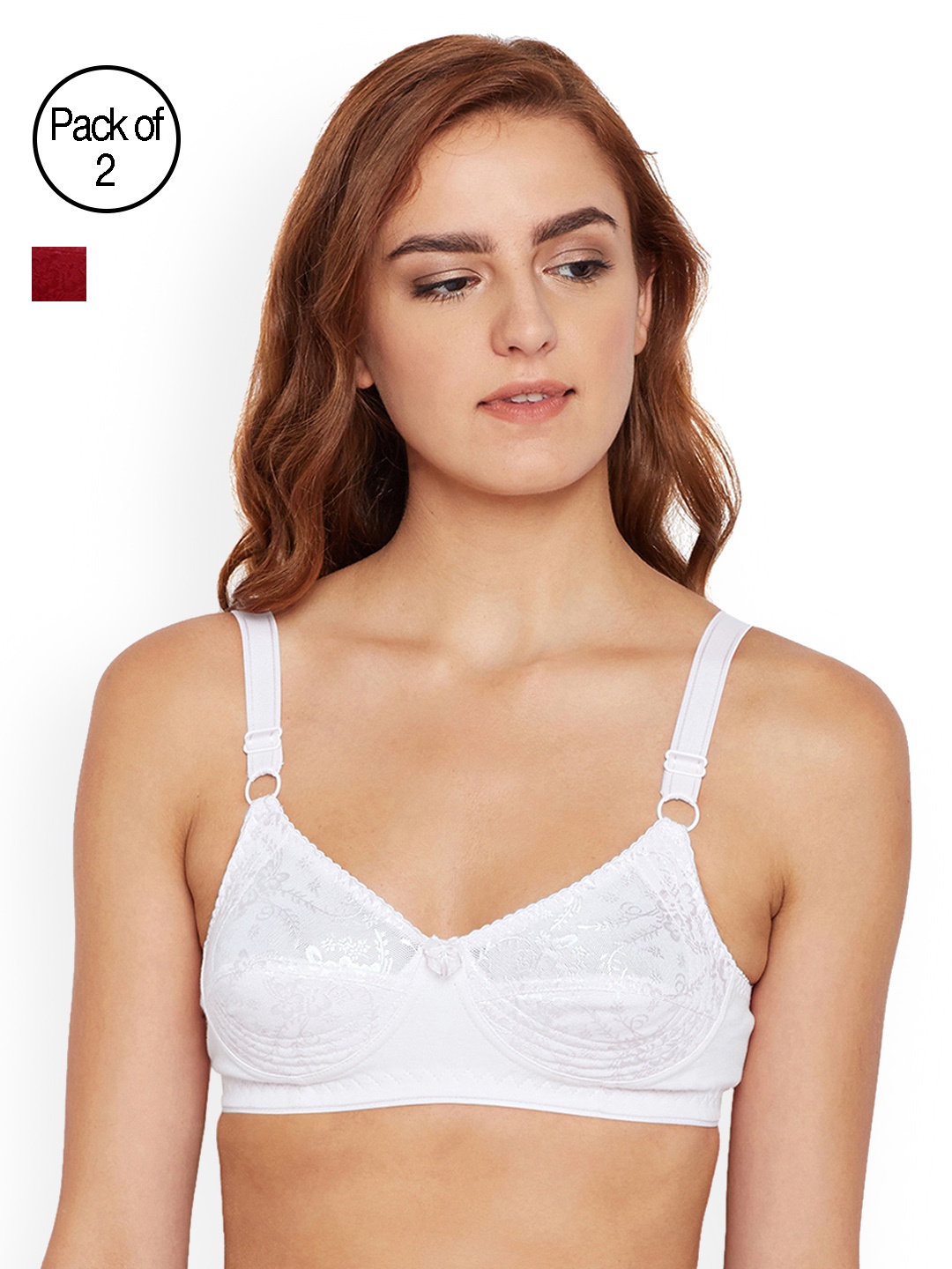 

Bodycare Women Pack of 2 Everyday Bras E5583MHW, Multi
