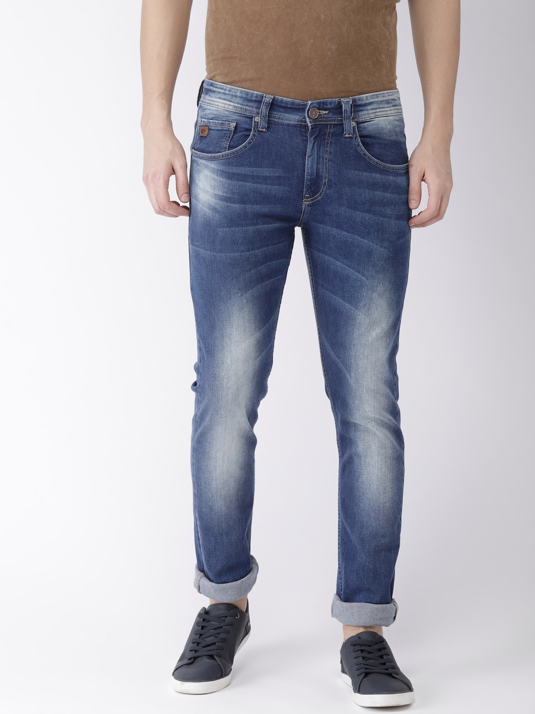 

Celio Men Blue Slim Fit Mid-Rise Clean Look Stretchable Jeans