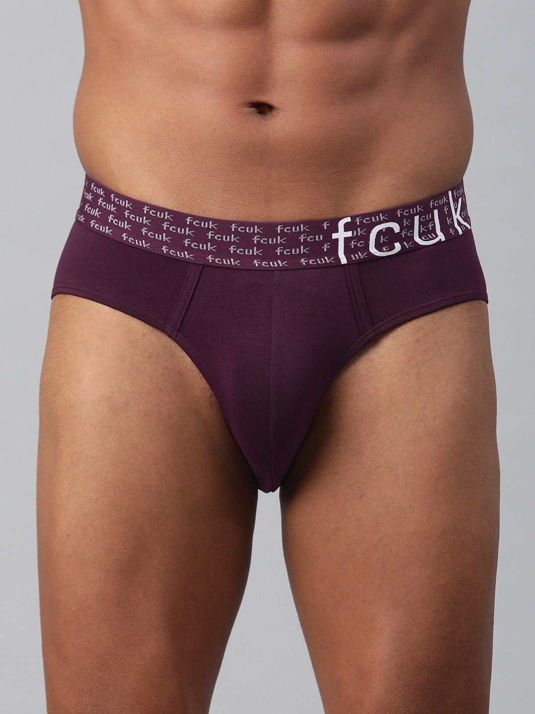

FCUK Men Purple Solid INFINITY Briefs CBR18
