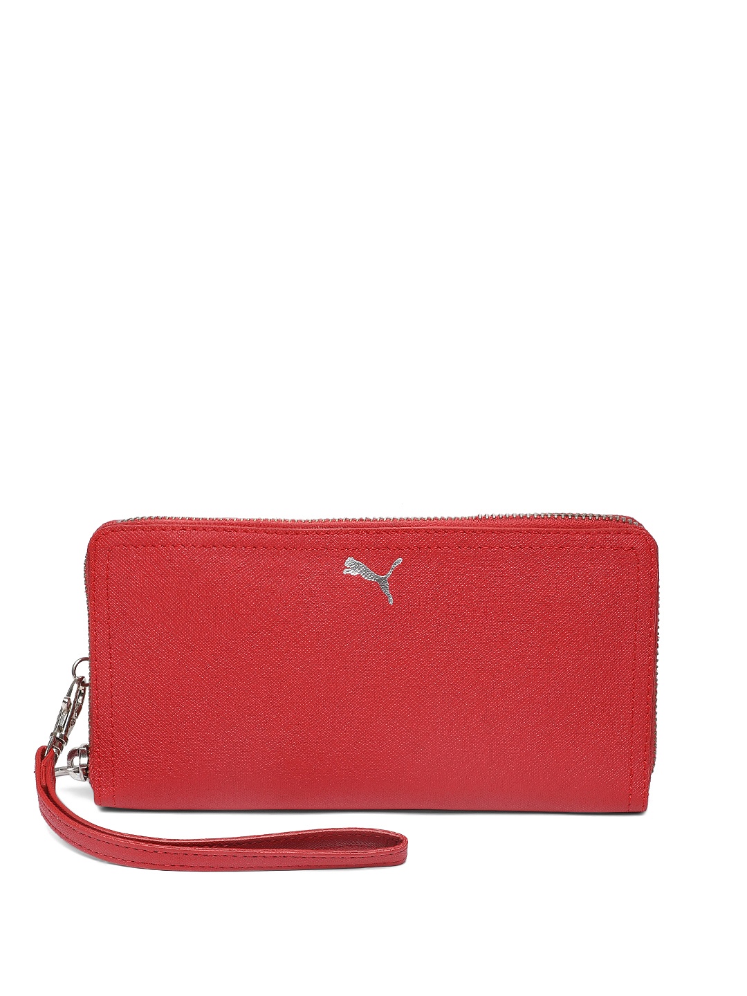 

Puma Women Red Solid Zip Around Wallet