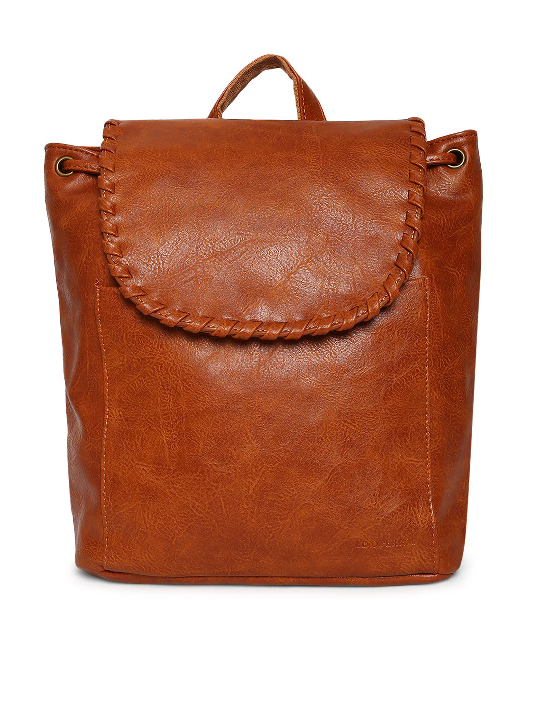 

Lino Perros Women Brown Solid Backpack