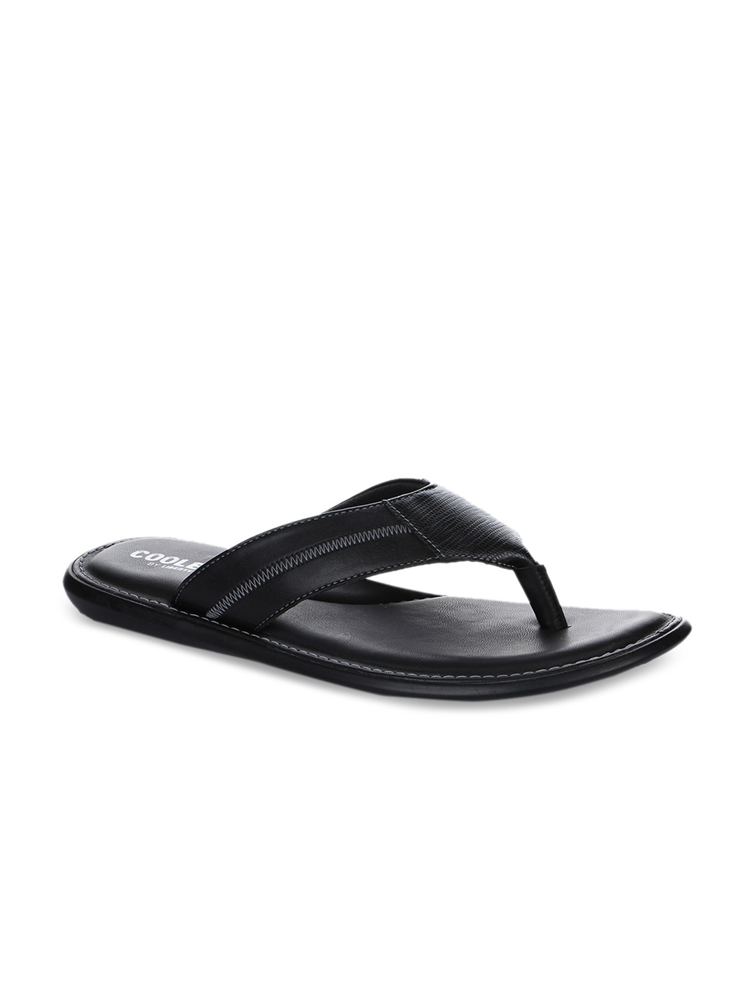 

Liberty Men Black Solid Thong Flip-Flops