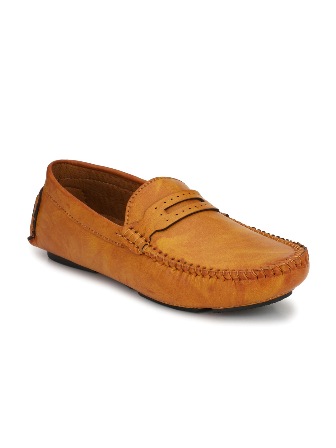 

John Karsun Men Tan Brown Loafers