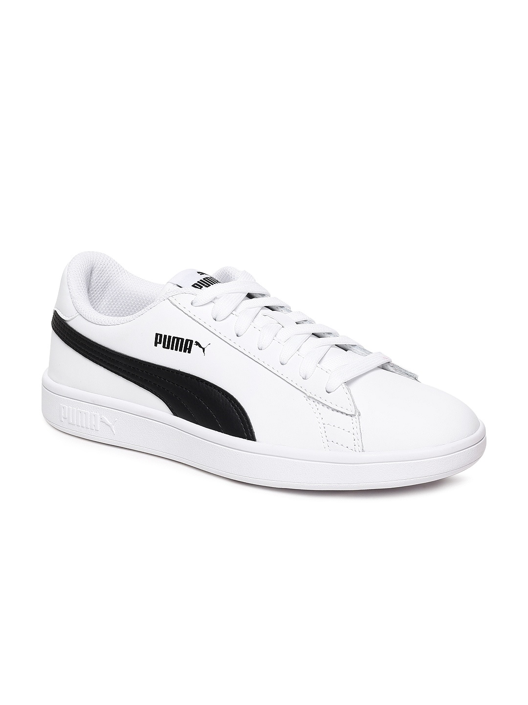 

Puma Unisex White Smash v2 Leather Sneakers