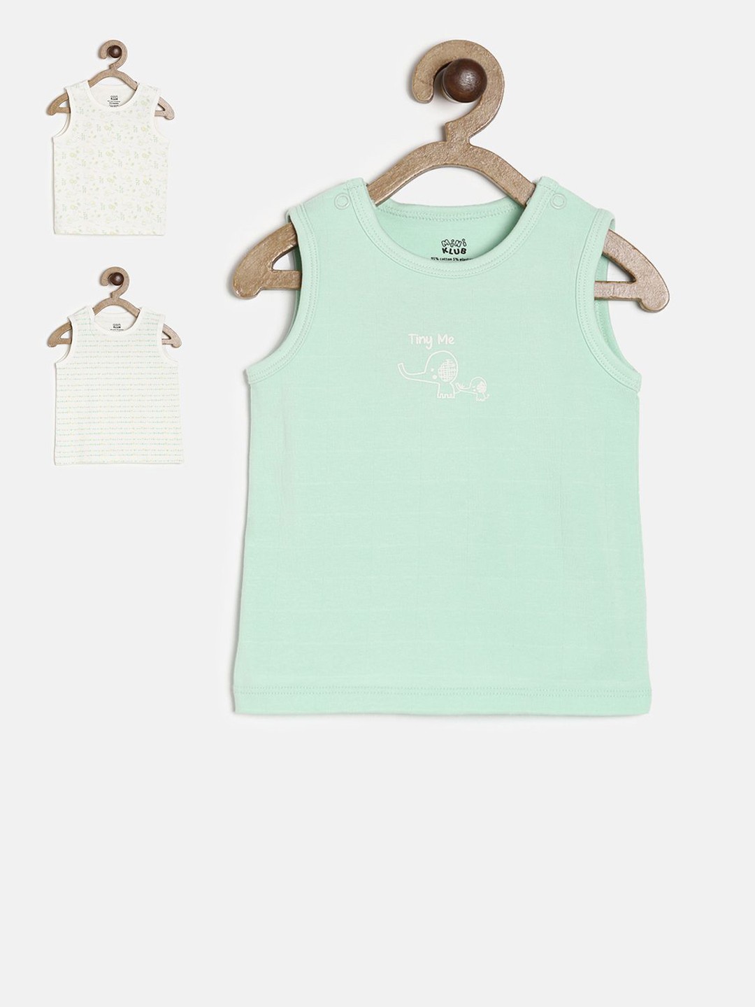 

MINI KLUB Infants Pack of 3 Under Shirts 93IEUVE1232, Multi