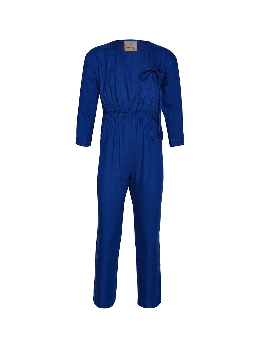 

Oxolloxo Girls Blue Solid Basic Jumpsuit