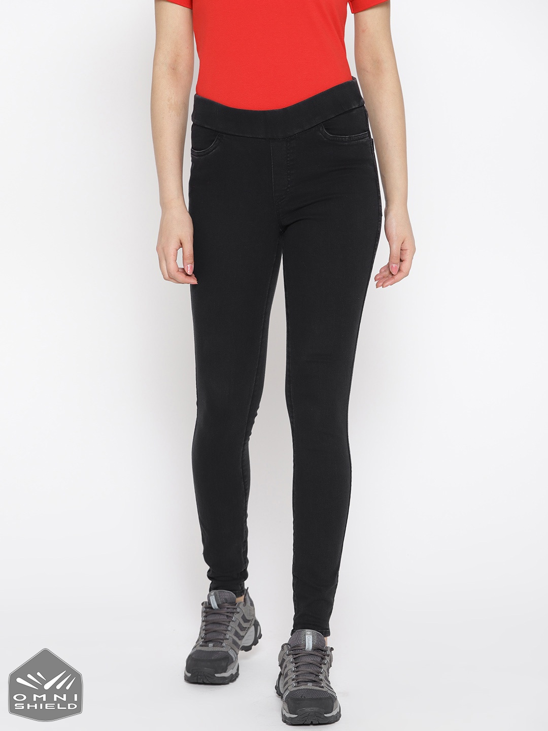 

Columbia Women Black Pinnacle Peak Twill Hiking Jeggings
