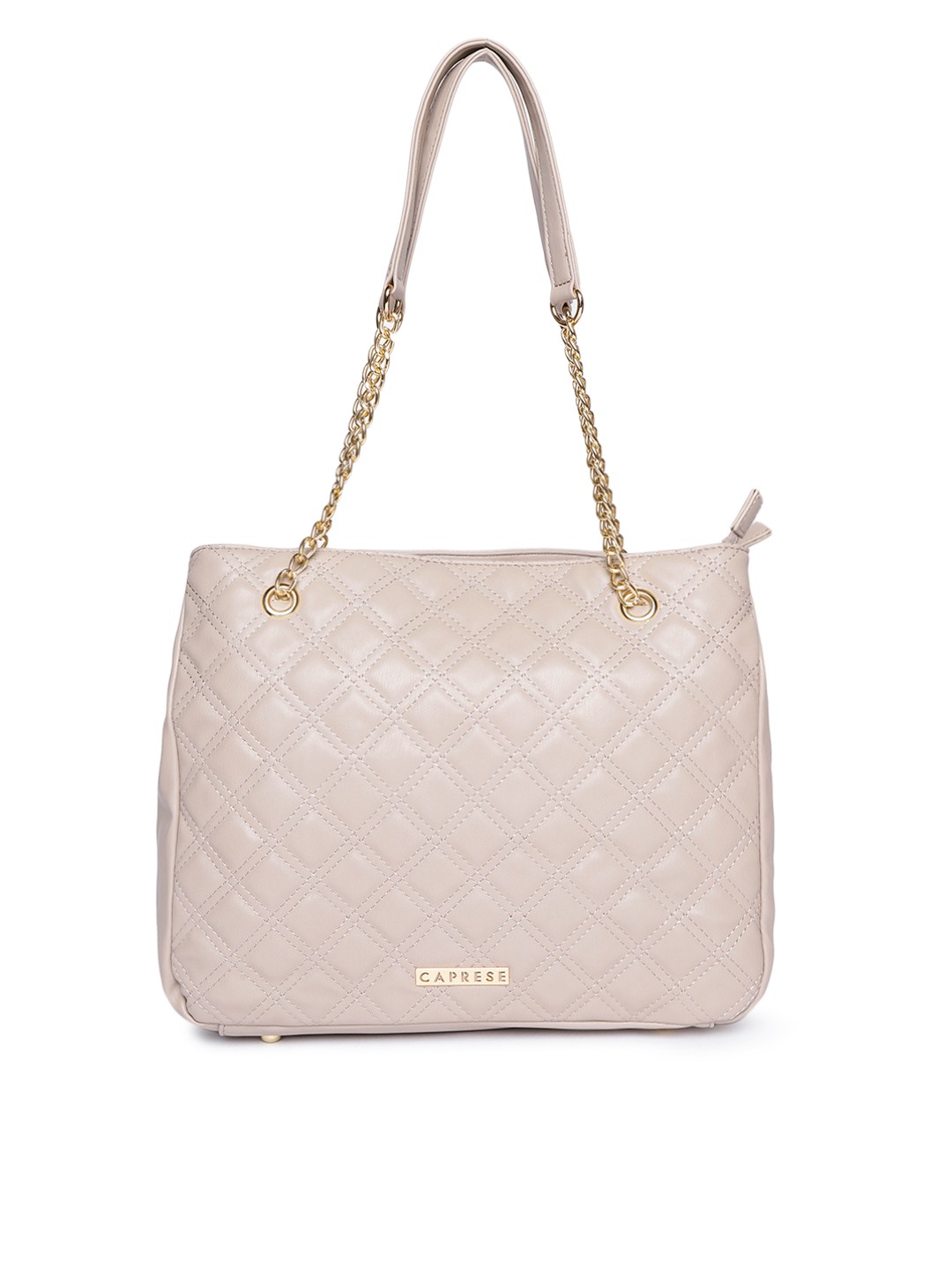

Caprese Beige Quilted Shoulder Bag