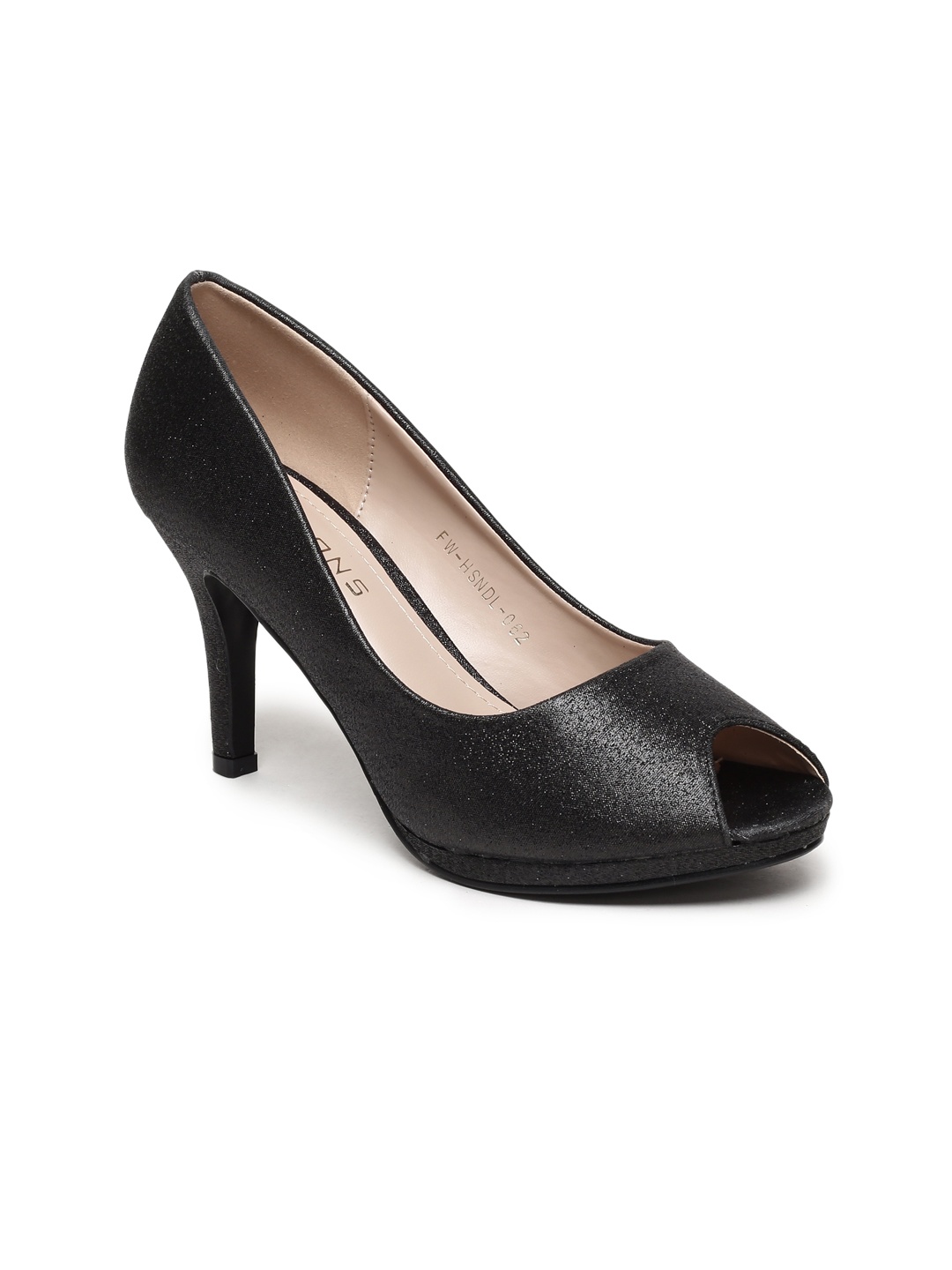 

Addons Women Black Solid Peep Toes