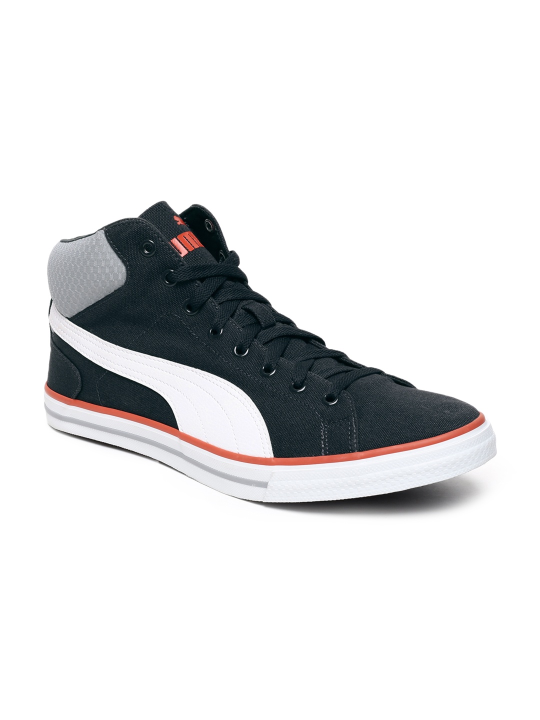 

Puma Men Black Delta Mid NU Mid-Top Sneakers
