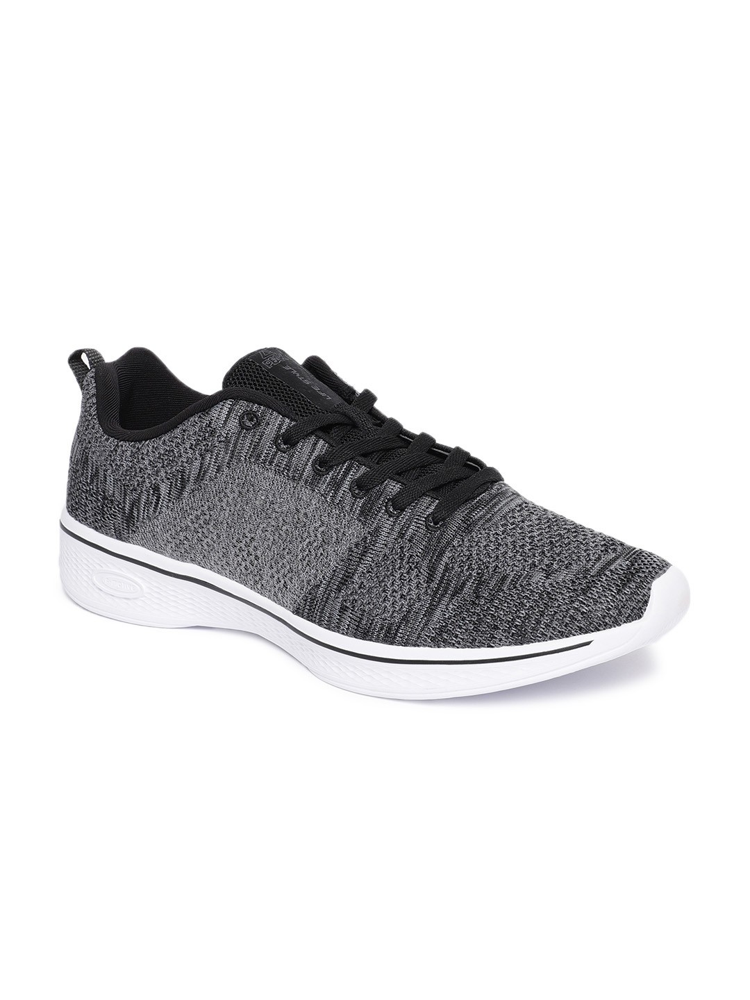 

PEAK Men Grey & Black Walking Shoes