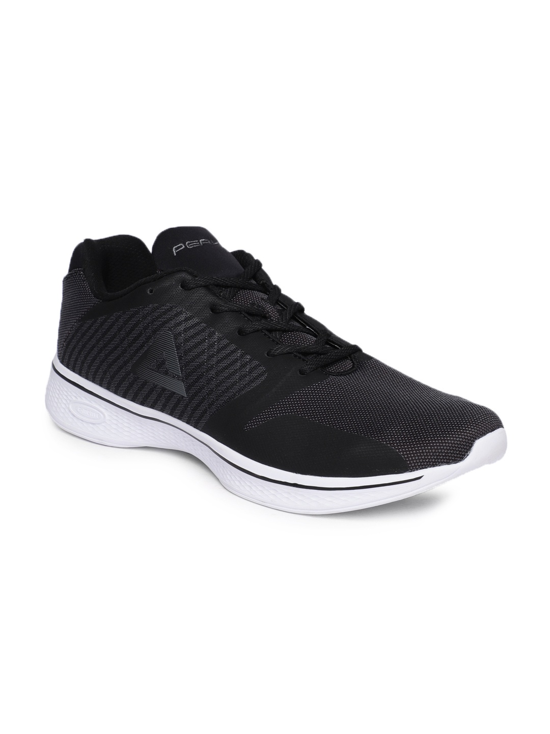 

PEAK Men Black & Grey Running Shoes
