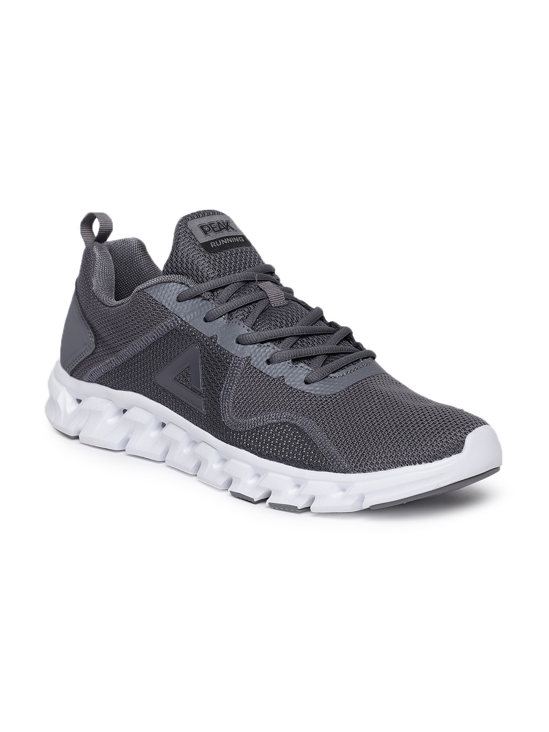 

PEAK Men Grey Running Shoes