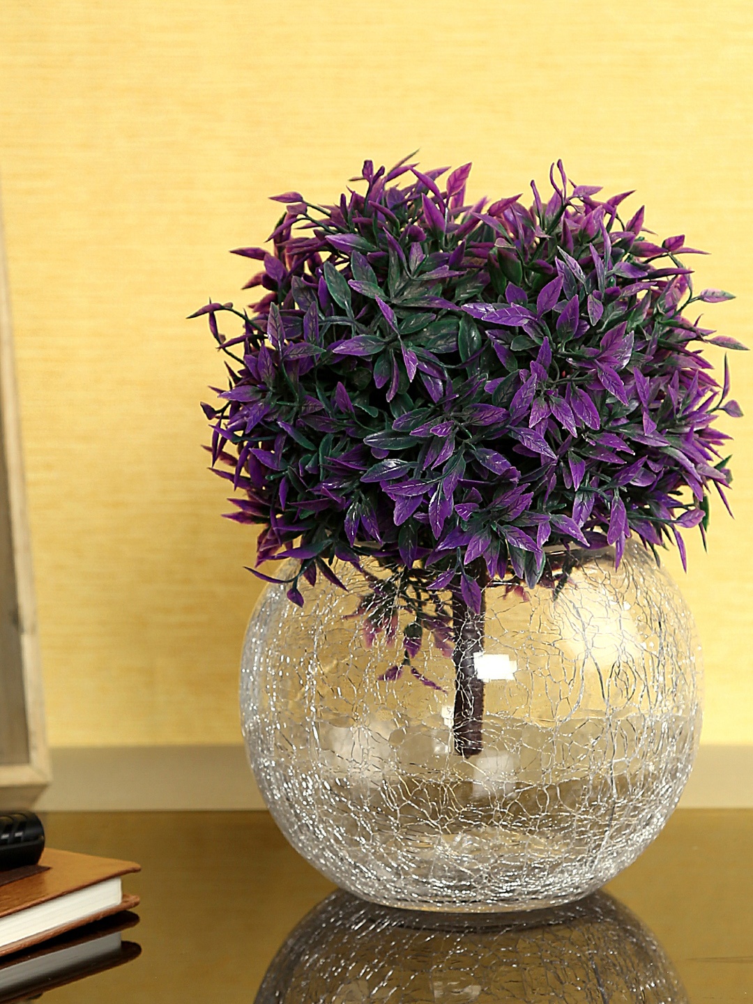 

Aapno Rajasthan Transparent Glass Flower Vase