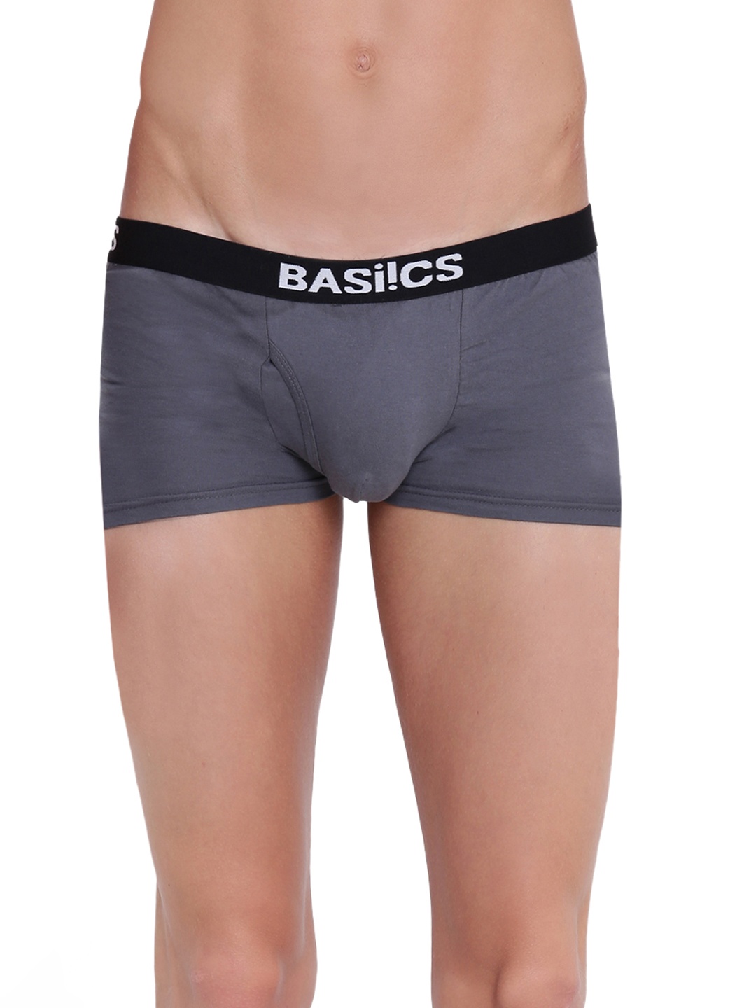 

BASIICS by La Intimo Men Pack of 2 Grey Trunks