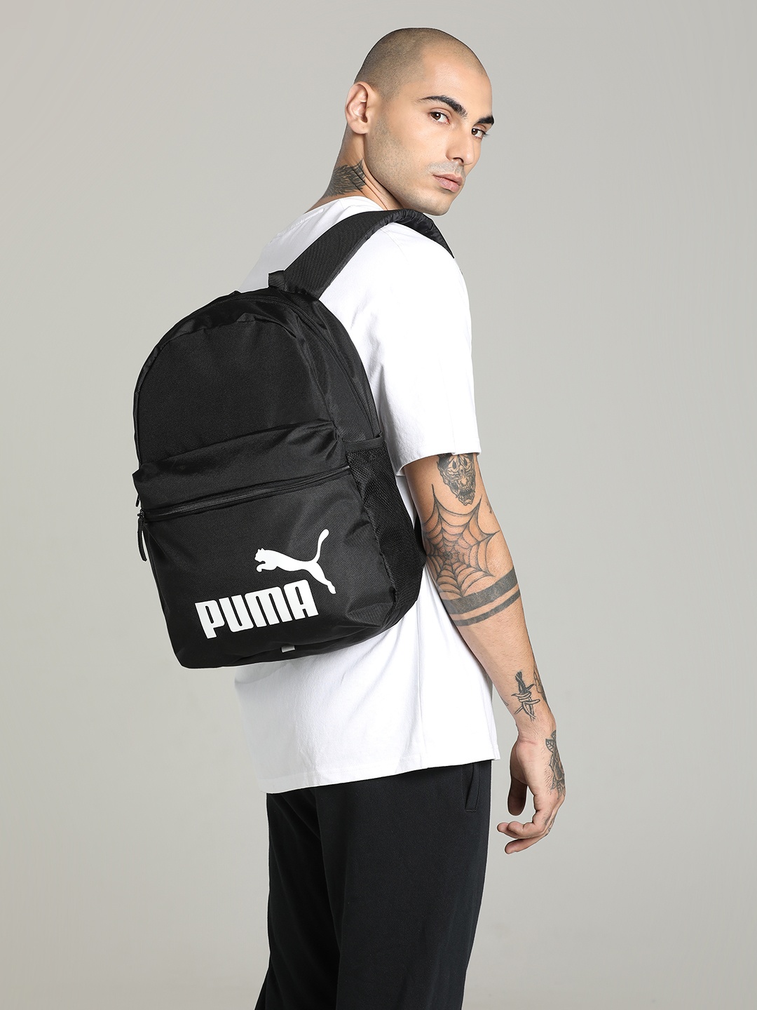 

Puma Unisex Black Phase Laptop Backpack