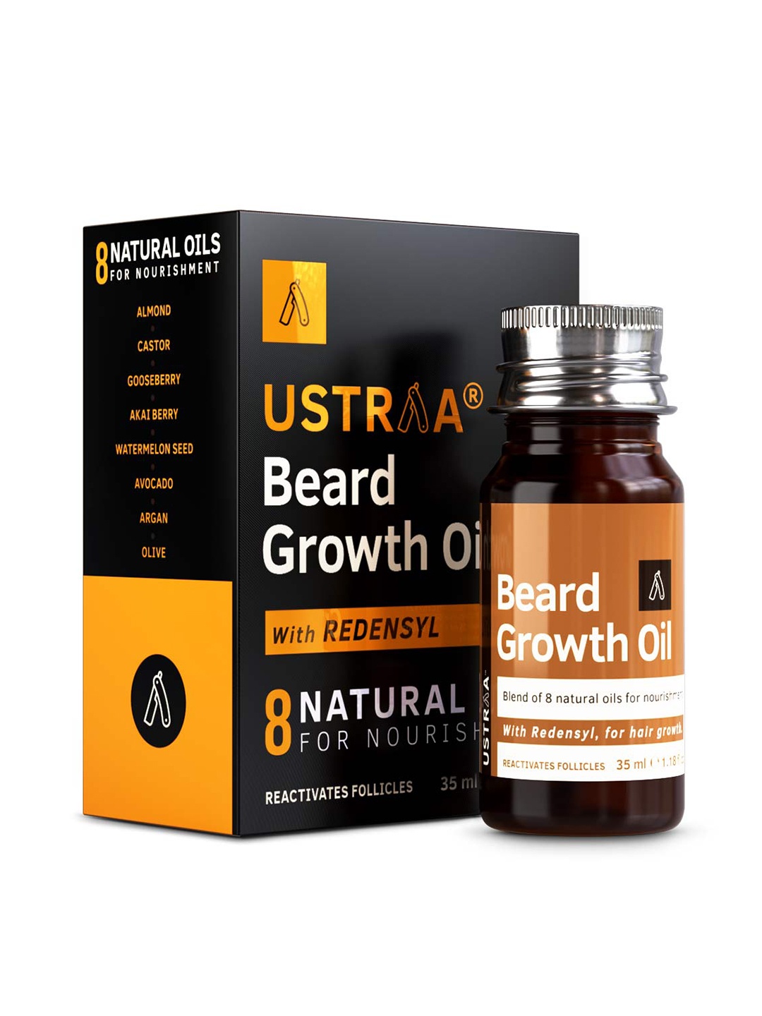 

Ustraa Beard Growth Oil 35 ml, Brown