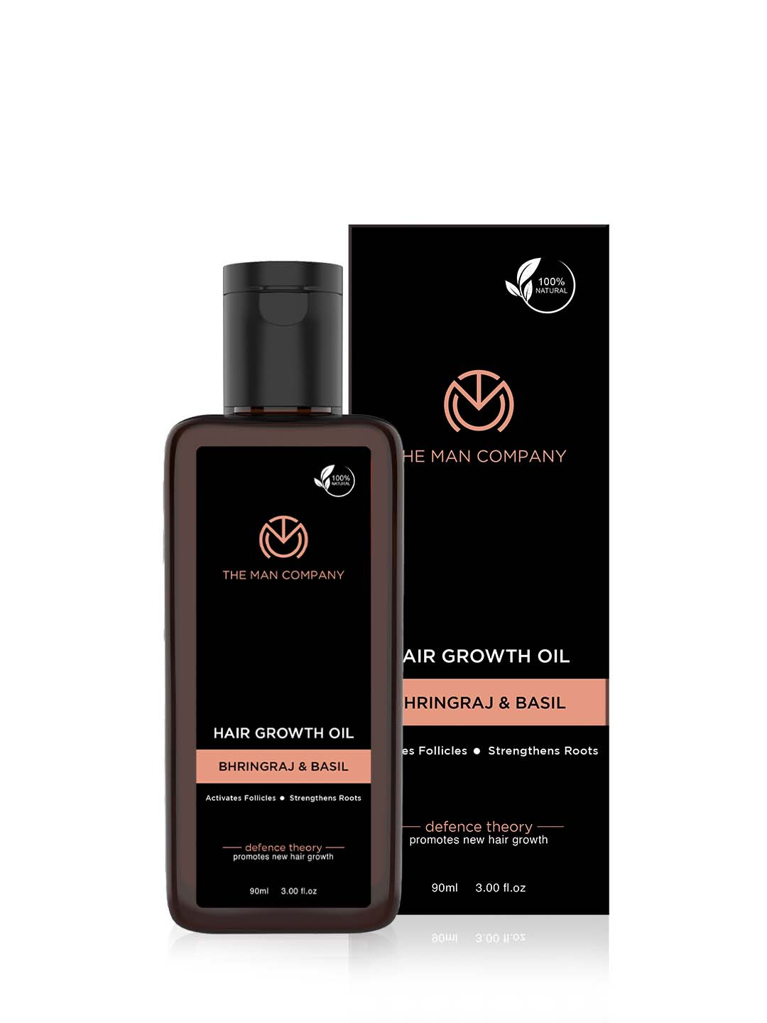 

The Man Company Brown Bhringraj & Basil Hair Growth Oil 90ml