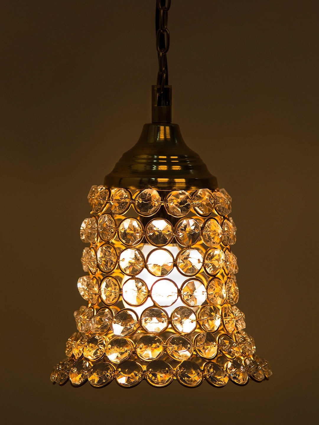 

Homesake Gold-Toned & White Solid Hanging Light