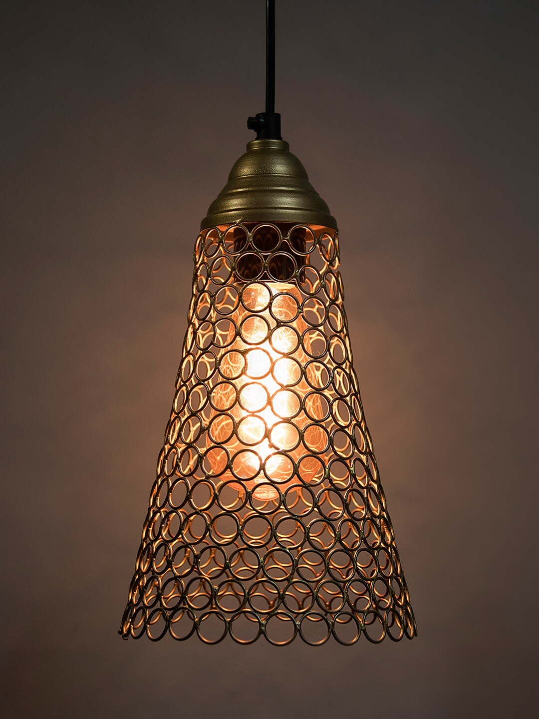 

Homesake Gold-Toned Solid Pendent Light