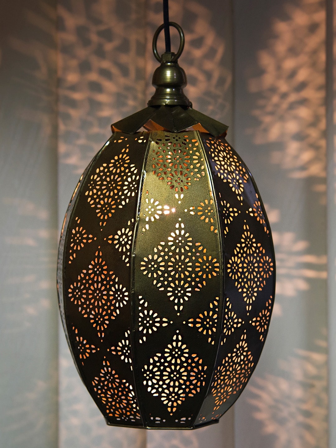 

Homesake Gold-Toned Self Design Hanging Light