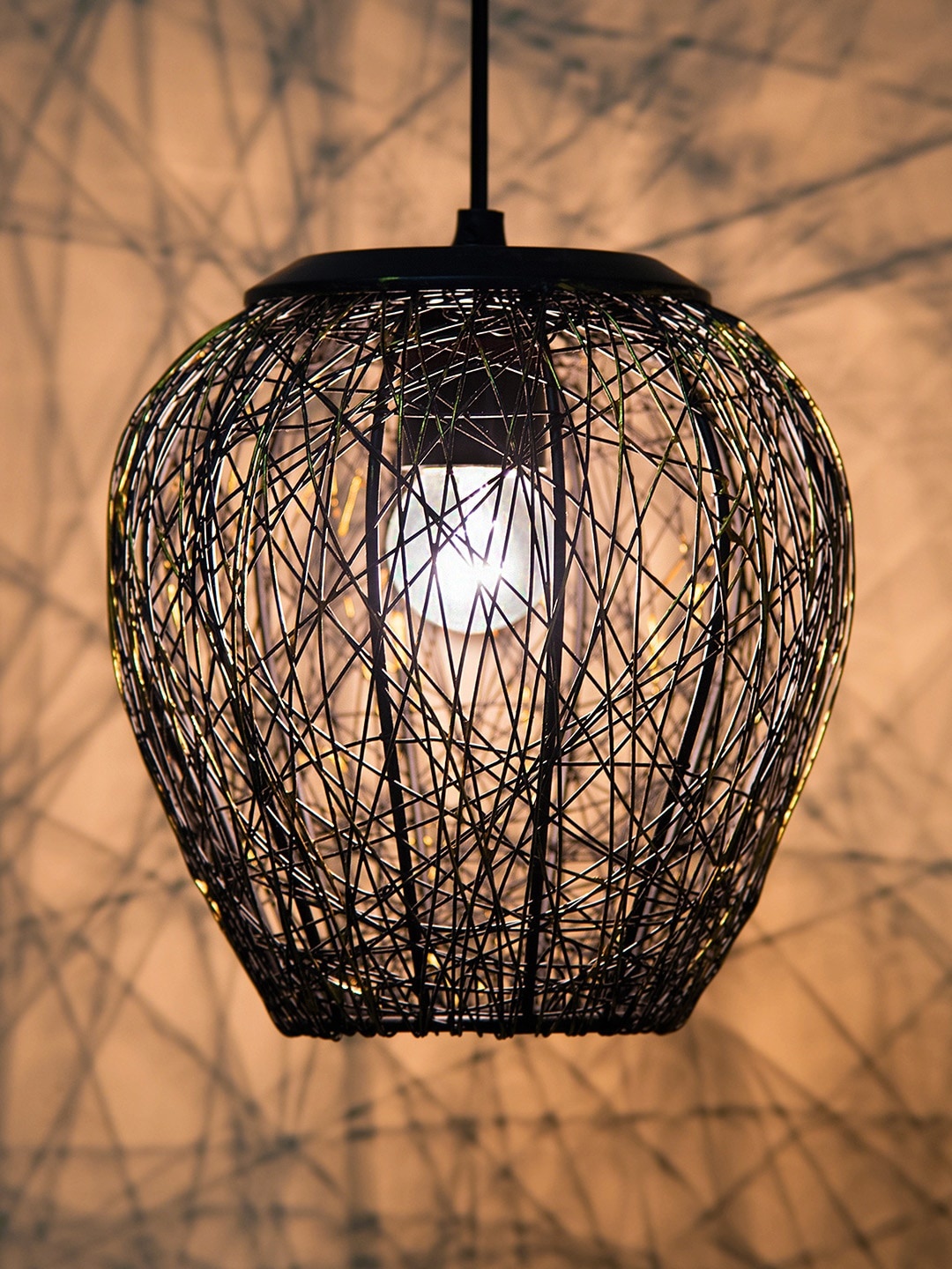 

Homesake Black Textured Hanging Wall or Ceiling Lamp
