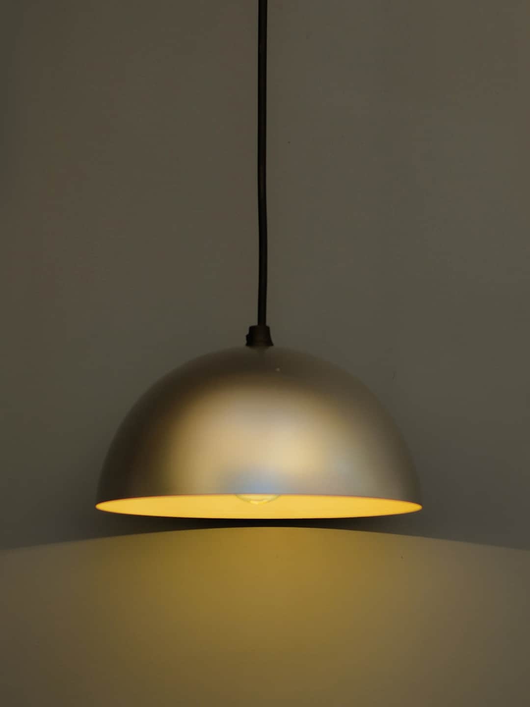 

Homesake Silver-Toned Solid Hanging Light