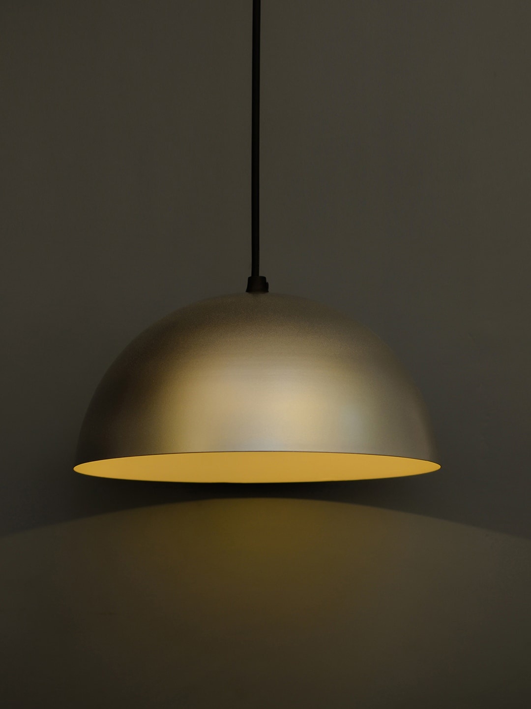 

Homesake Silver-Toned Solid Hanging Light