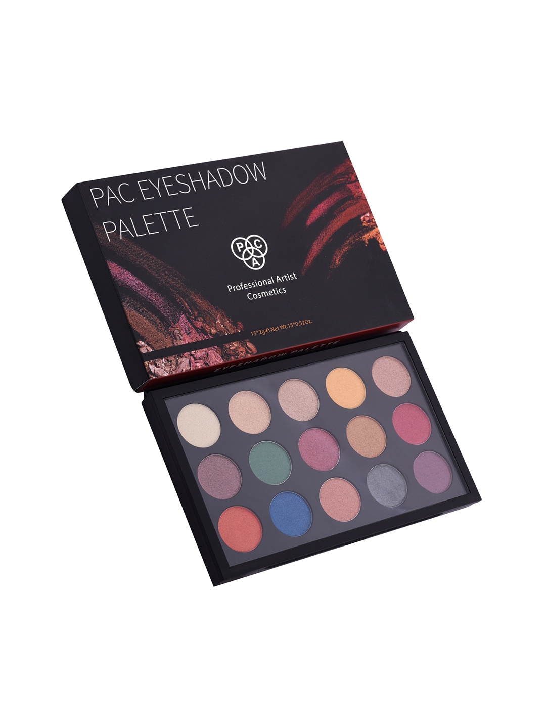 

PAC Eyeshadow Palette 15*2 g, Multi