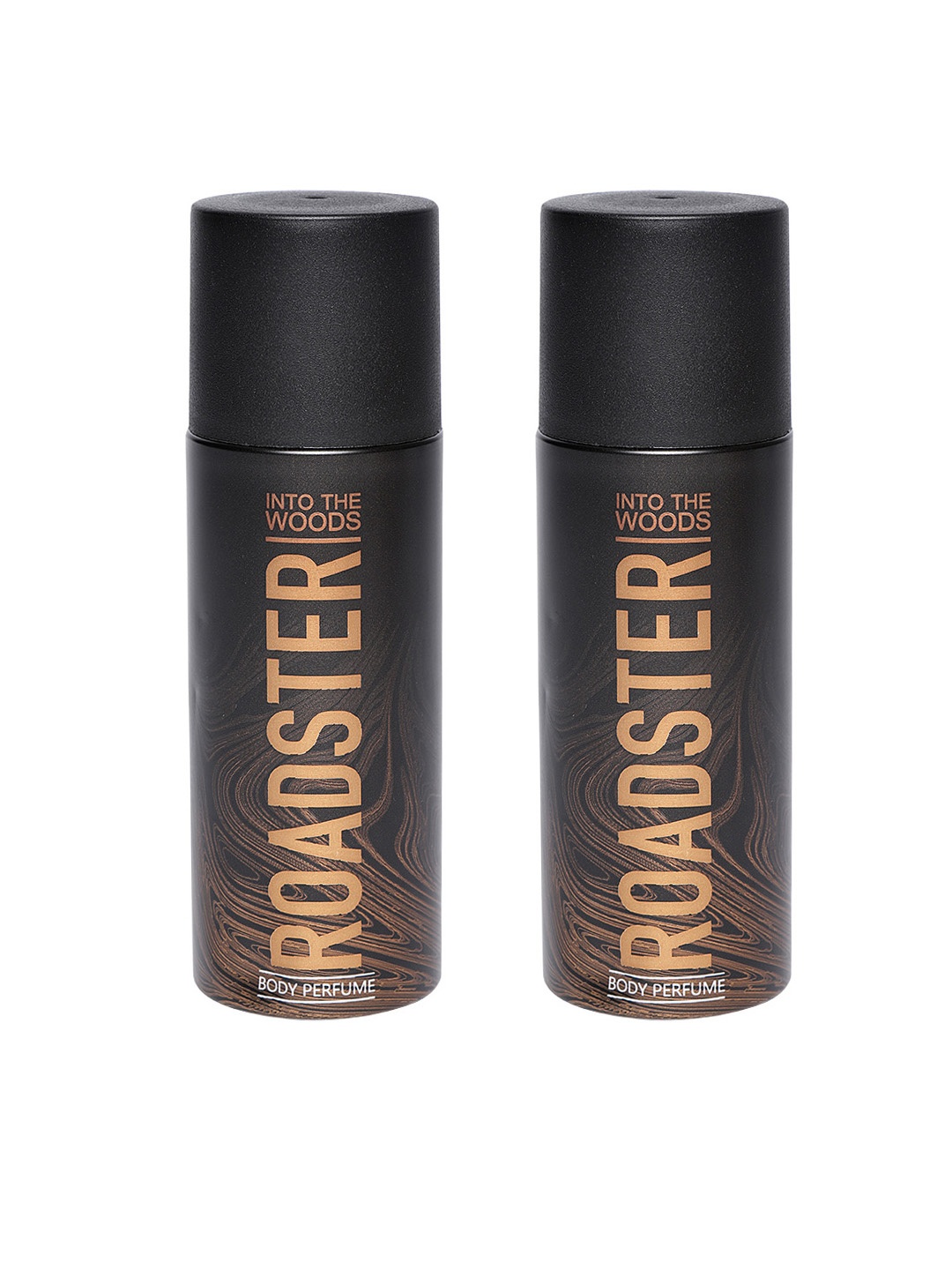 

Roadster Men Set of 2 Into The Woods No Gas Body Spray, Black