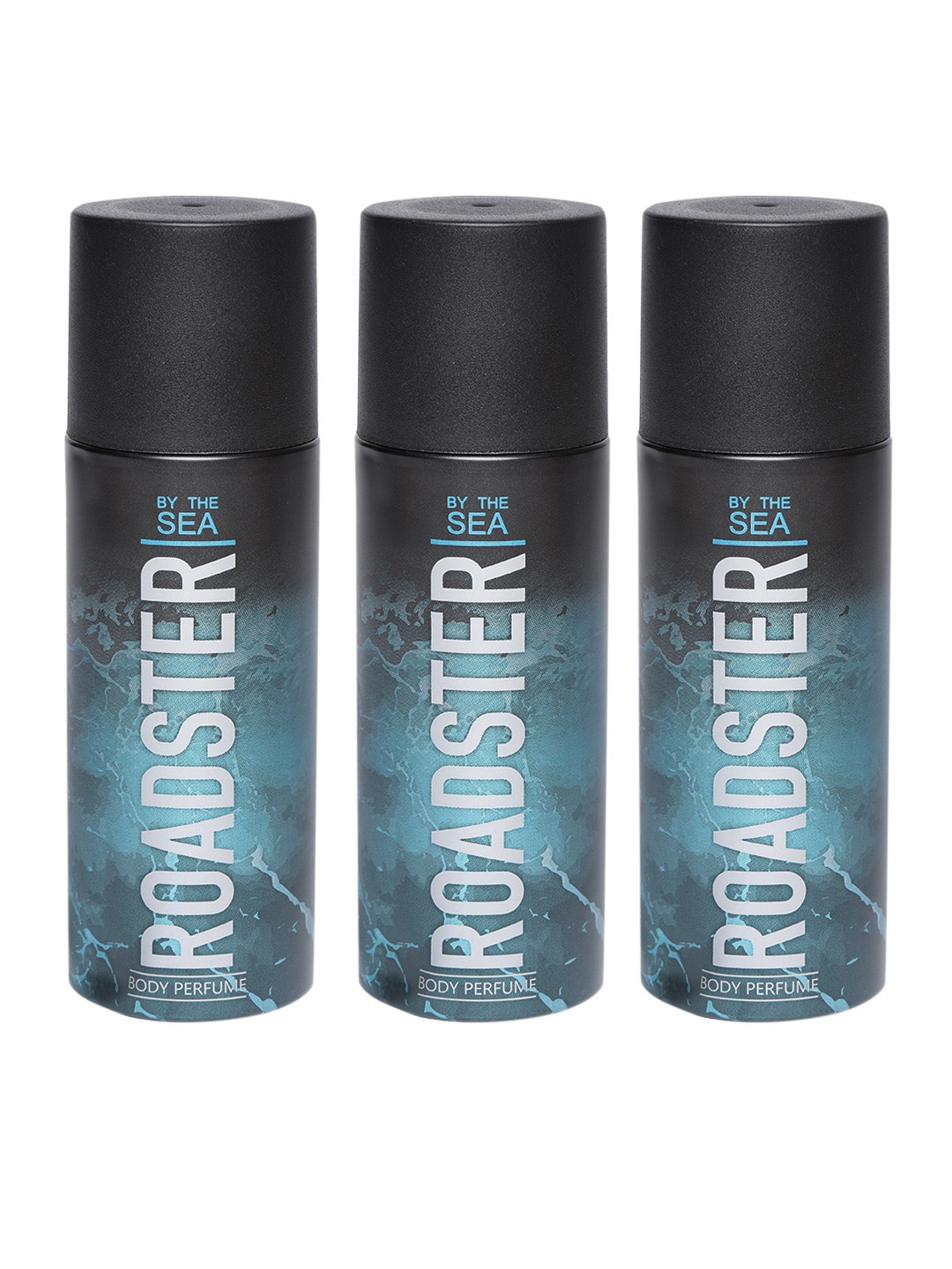 

Roadster Men Set of 3 By The Sea No Gas Body Sprays, Blue