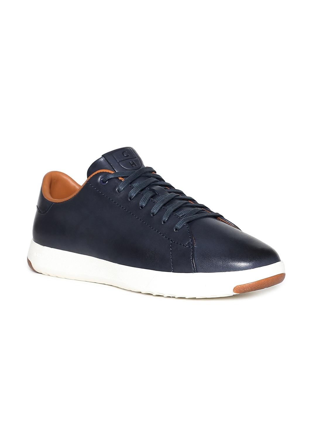 

Cole Haan Men Blue Leather Sneakers