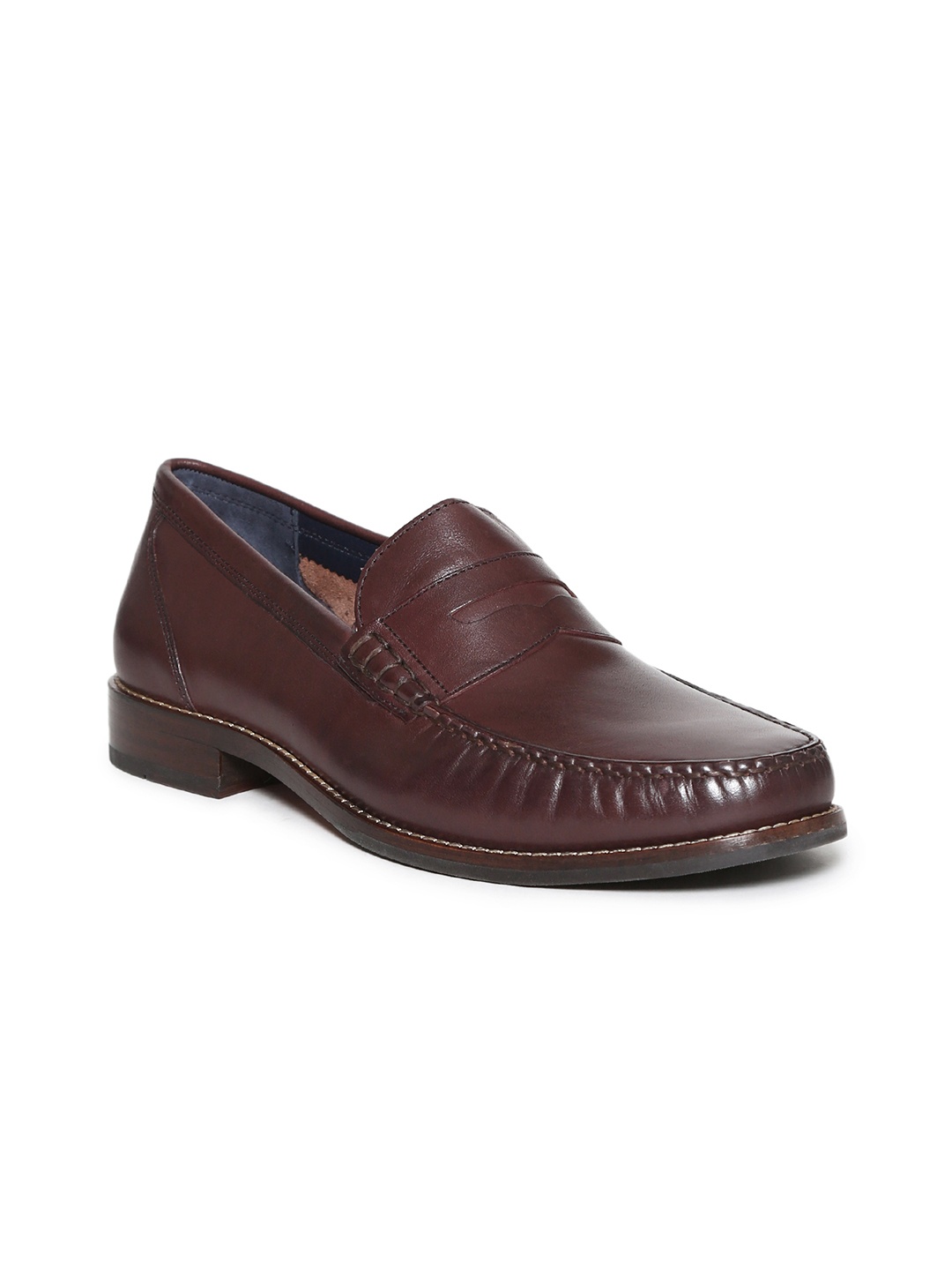

Cole Haan Men Brown Leather Formal Slip-Ons