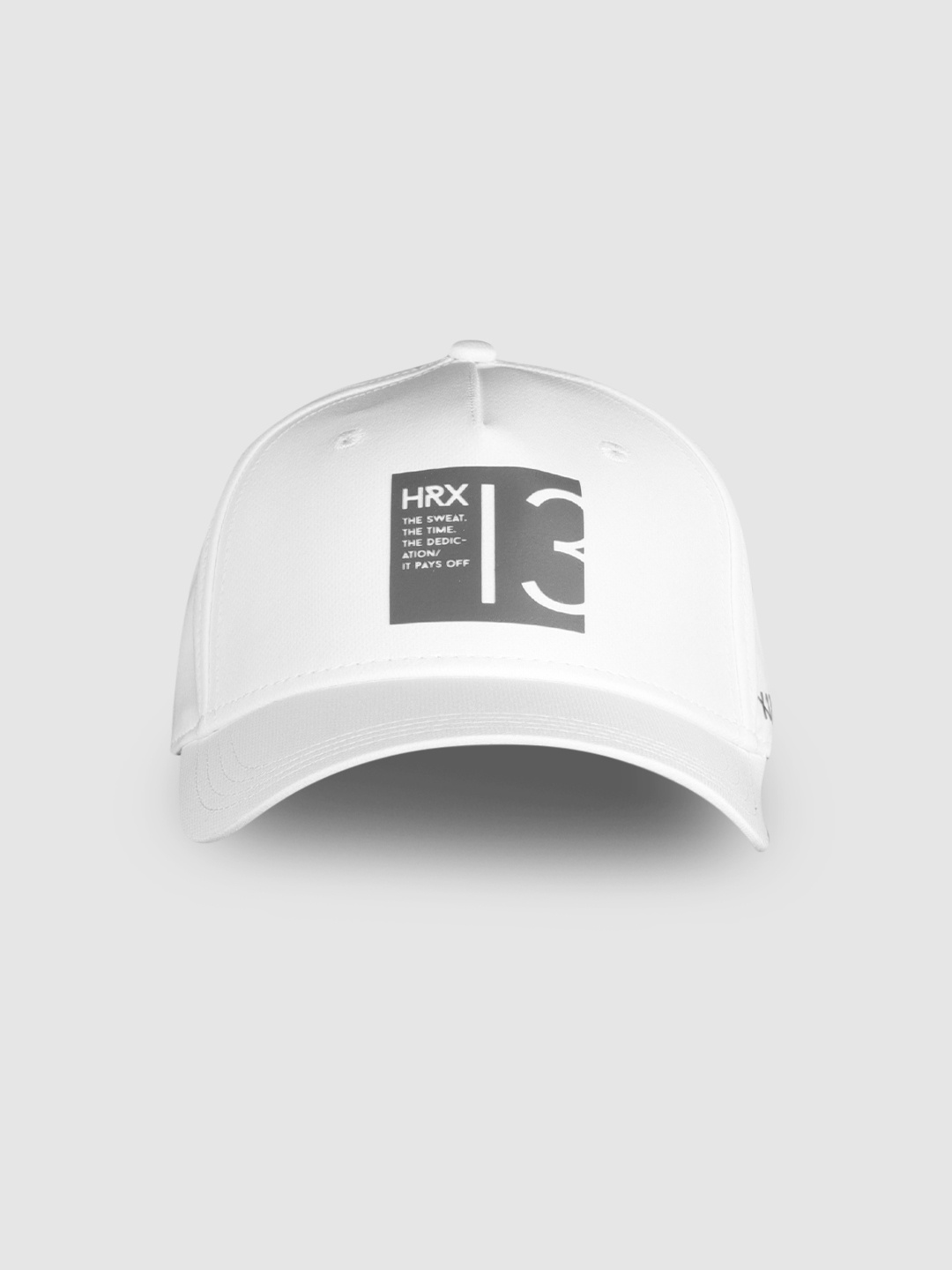 

HRX by Hrithik Roshan Men White Solid Training UV Guard, Flexible Fit & Dry Fit Cap