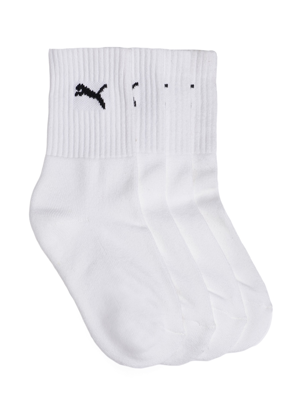 

Puma Adults Pack Of 2 White Solid Sports Junior Above Ankle Socks