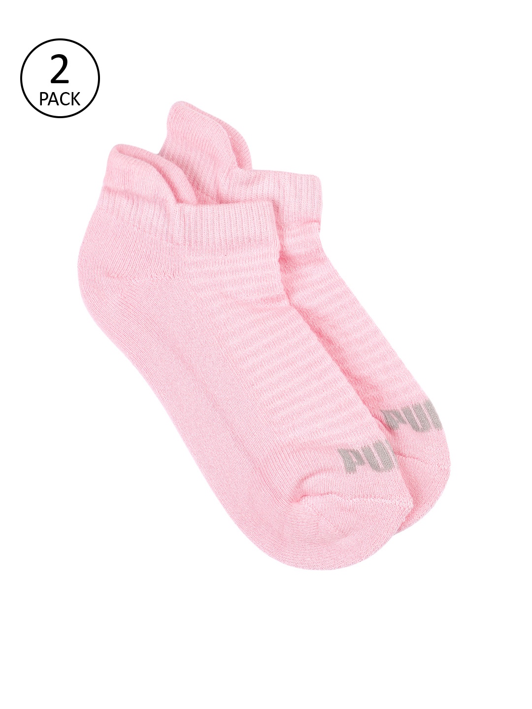 

Puma Women Pack of 2 Pink Patterned SNEAKER Ankle Length Socks