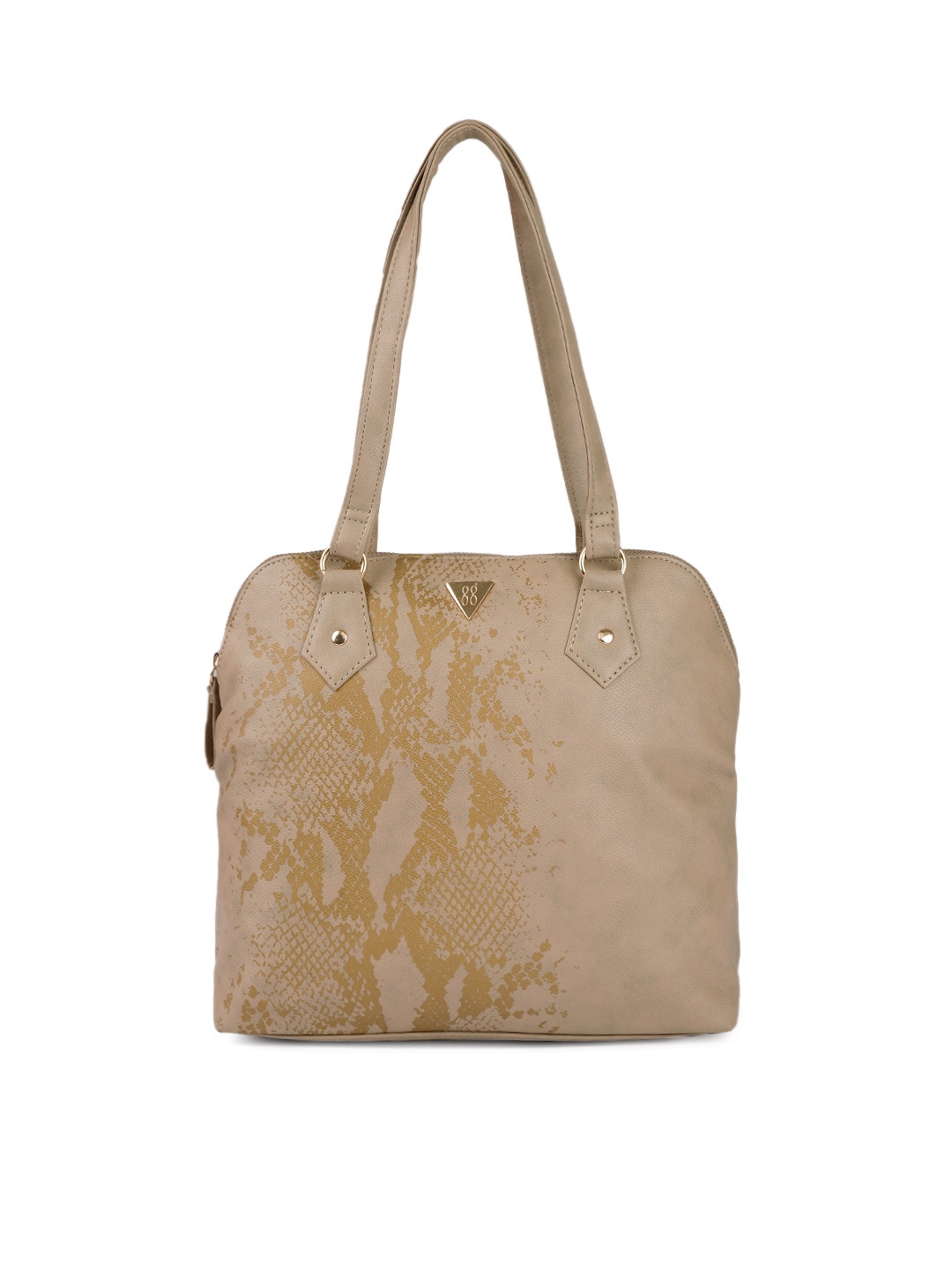 

Baggit Beige & Gold-Toned Printed Shoulder Bag