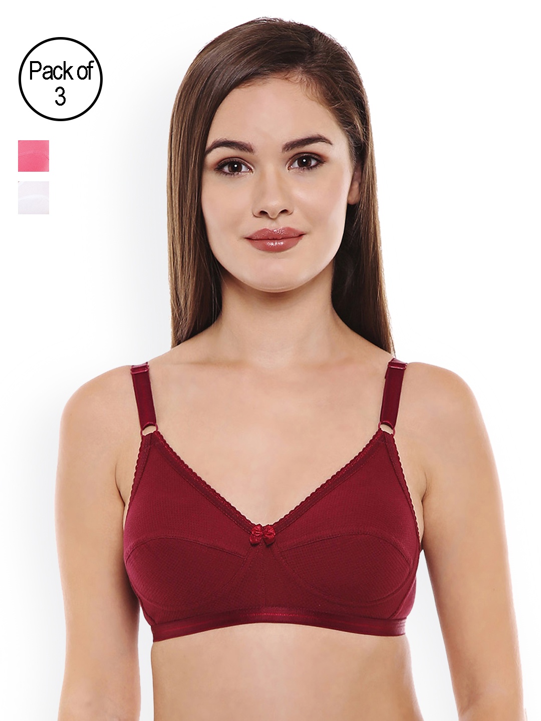 

Bodycare Pack of 3 Assorted Everyday Bras E1517COMHW(BCD)